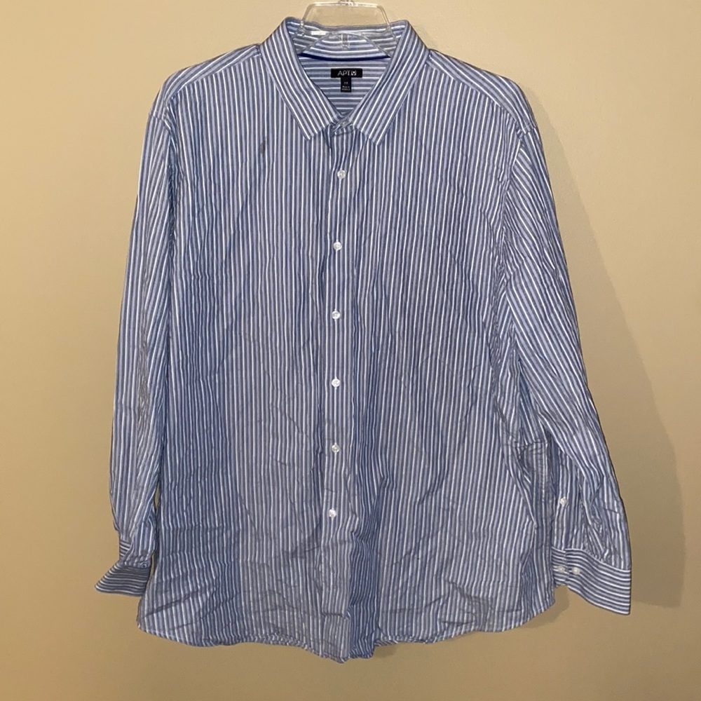 Blue Button Down Dress Shirt